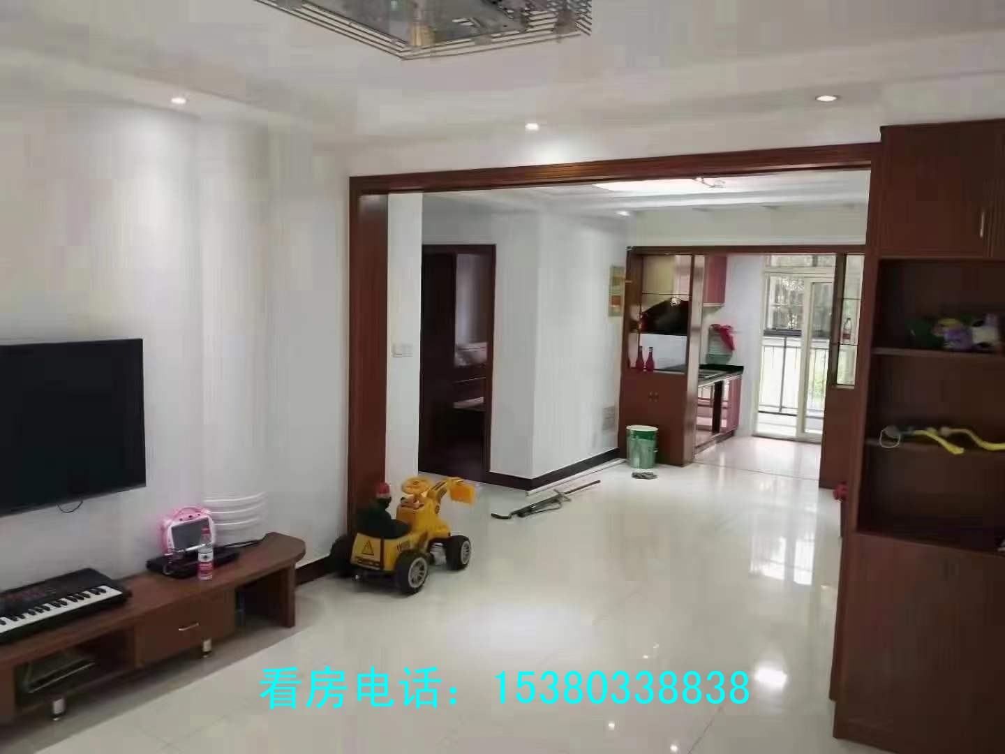 高郵加洲豪庭一樓，家裝兩房，南北通透，50.8萬