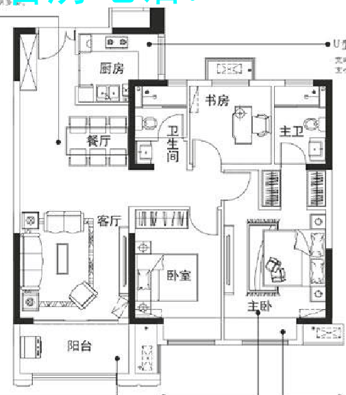 高郵一中對面，沄溪書院電梯毛坯三房雙衛(wèi)   高郵二手房