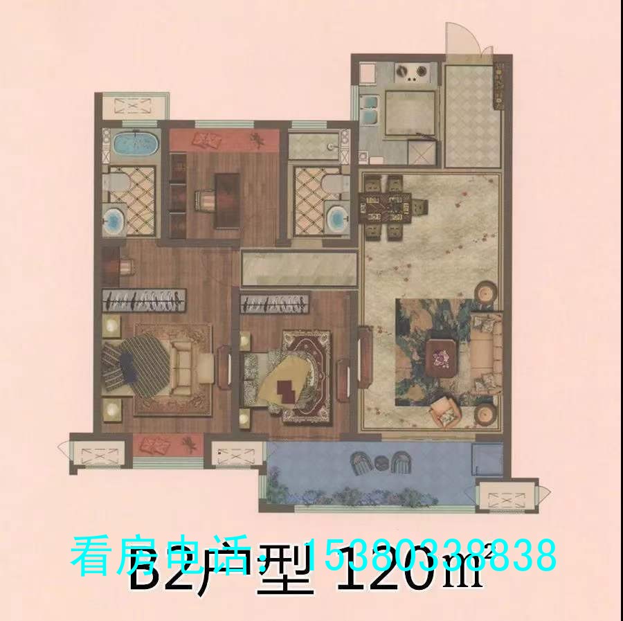高郵吾悅虎踞灣，電梯毛坯三房雙衛(wèi)，南北通透 單價5000
