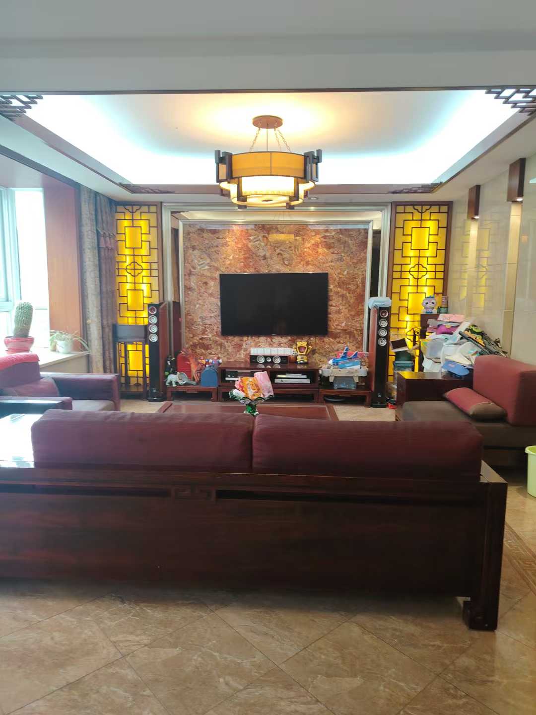 高郵北海蘇果附近，北海名苑疊加中式豪裝五室三衛(wèi)，拎包入住